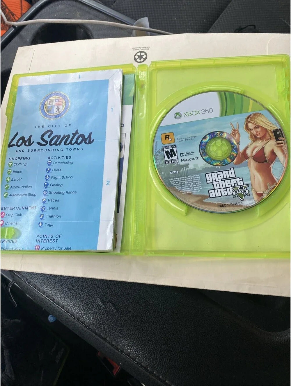 Grand Theft Auto V (GTA 5) – Xbox 360 – PAL – Complete with 2 Discs